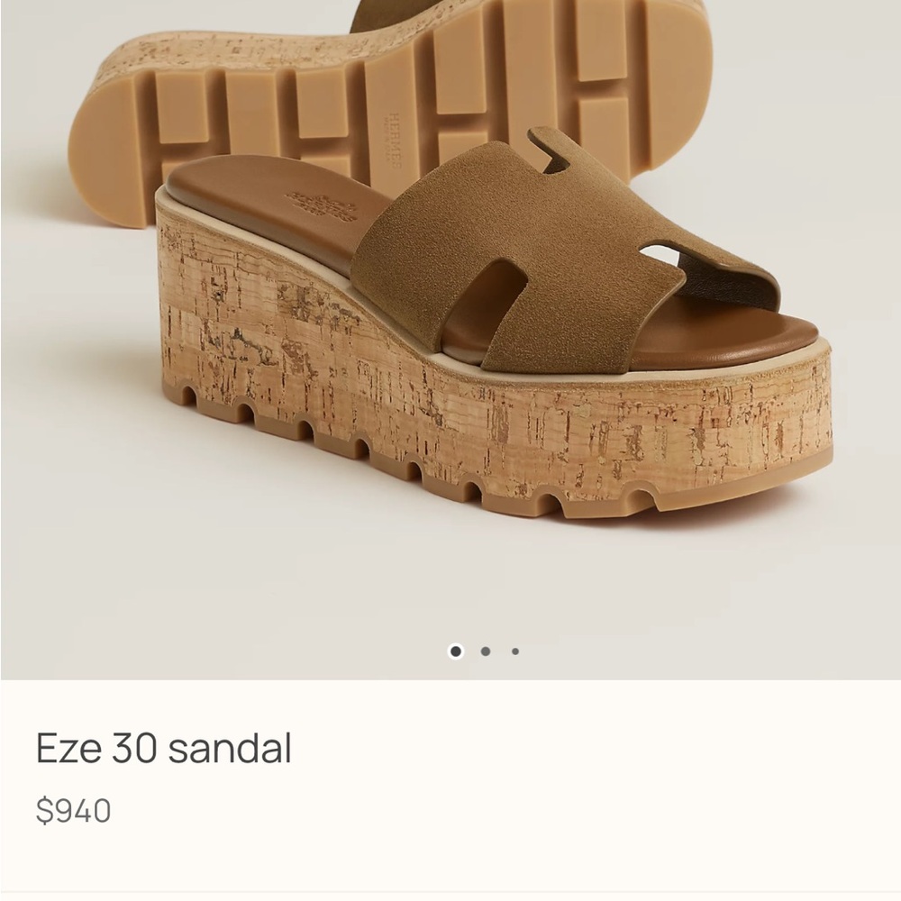 Hermes Eze 30 Platform Sandals
